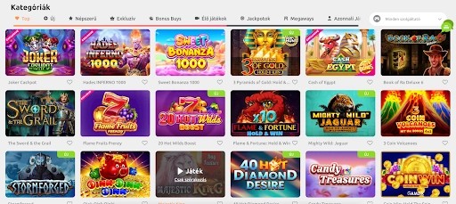 A legjobb és legújabb kaszinójátékok elérhetők a Cadoola Casinóban