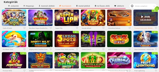 Legújabb és népszerű nyerőgépek a Cadoola Casinóban